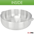 thumbnail image 2 of Chef Pro Commercial Grade Aluminum Caldero Stock Pot 5.1 Quarts, Silver, with Lid, 2 of 6