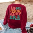 thumbnail image 2 of Bmisegm Chandail en Molleton Décontracté pour Femmes Col Rond Imprimé Amour Manches Longues Pull Décontracté Vin TG, 2 of 4