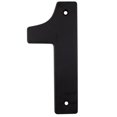 thumbnail image 1 of House Number Stone Harbor Hardware #1, 13 cm, negro mate, 1 of 1