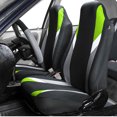 thumbnail image 4 of FH Group Universal Fit Modernistic Car Seat Covers for Truck SUV Van – Green Front Set, 4 of 7