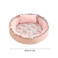 thumbnail image 3 of Dmlowu Cozy Dog Bed for Medium Size Dogs, Warm Soft Cat Bed with Thickened Cushion, Round Donut Sleeping Dog Beds for Indoor Outdoor, Machine Washable, 3 of 6