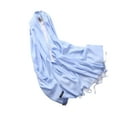 thumbnail image 1 of Qarigey Bufanda de mujer con borla, bufandas gruesas puras de invierno, chales de imitación hechos a mano, abrigos para el hogar, negocios, viajes, Accesorios de disfraces Azul claro 200*70cm Qarigey AP012535-02, 1 of 6