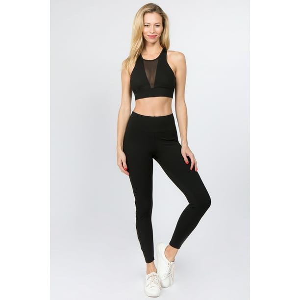 レッグウェア SIDE LINE WAIST CROSS LEGGINGS *6 Z1B000482_VILR_7255.jpg?v=