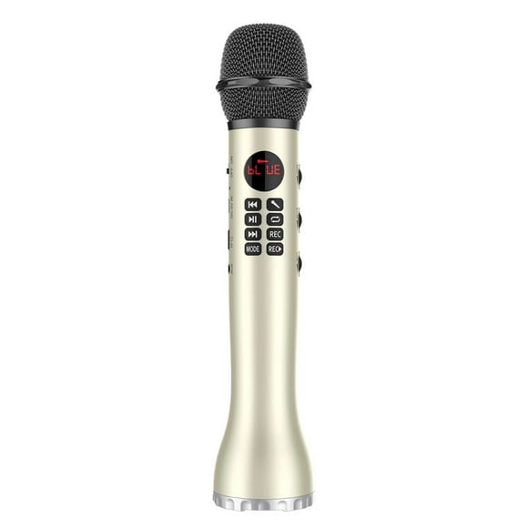 bravehear L-598 Handheld K Song Microphone Bluetooth Microphone Speaker Wireless Bluetooth Microphone Pocket KTV Mic Bluetooth Speaker