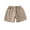 Khaki, variant on Boys Summer Full Length Pants Solid Color Class A Sports Style