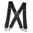 thumbnail image 1 of Tirantes elásticos jinwen Tirantes para hombre 4 clips Negro, 1 of 8