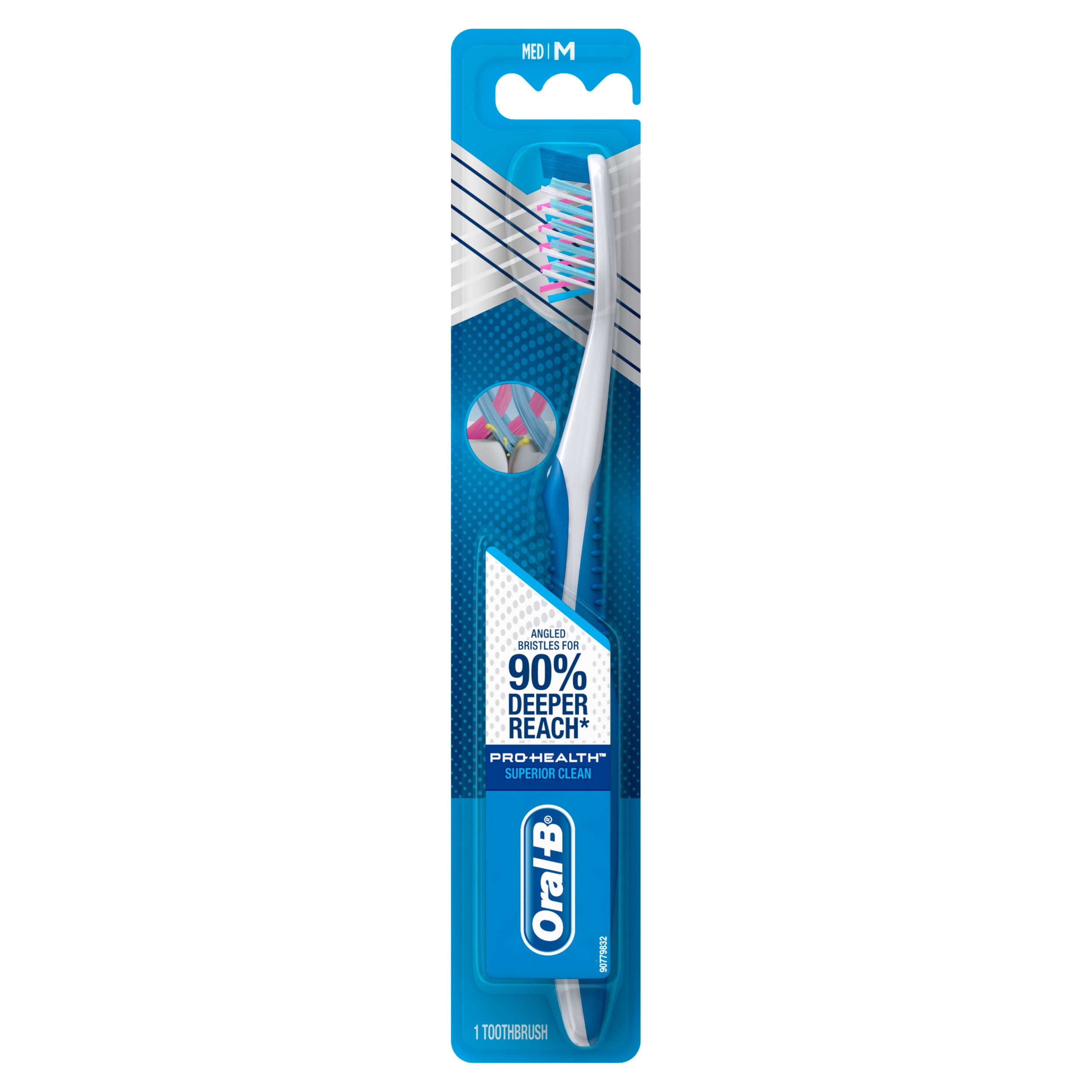 Oral-B CrossAction Deep Reach Manual Toothbrush, Medium, 1 count