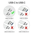 thumbnail image 2 of CBUS 6ft USB to USB C Cable Fast Charging Cord Type-C for Samsung Galaxy S25/S24/Plus/Ultra/FE, A35/A16/A15/A14 5G, Flip, Moto G Power/Play/Stylus, TCL 50/40/XE/LE Heavy-Duty Braided (Silver), 2 of 8