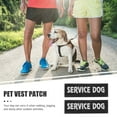 thumbnail image 3 of LNGOOR  2 Pcs Pet Reflective Dog Patch Service Tags Vest Stickers Patches Harness Small, 3 of 6