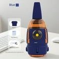 thumbnail image 2 of Creative Rocket Shaped Desktop Vacuum Cleaner Electric Handheld Usb Rechargeable Eraser Scrap Keyboard Cleaner, High-Efficiency Suction Nylon Brush Head For Desk Study Area, 2 of 7