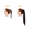 thumbnail image 6 of DODOING 20 24 28 Inch Hair Pieces for Women Long Straight/Curly Wave Ponytail Extension Fake Hair Drawstring Ponytails for Black Women Human Hair, 6 of 8