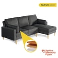 thumbnail image 2 of Sala Modular Reversible Makora Kissa con Memory Foam Color Oxford Lino Respaldo Reclinable de 3 Posiciones, 2 of 9