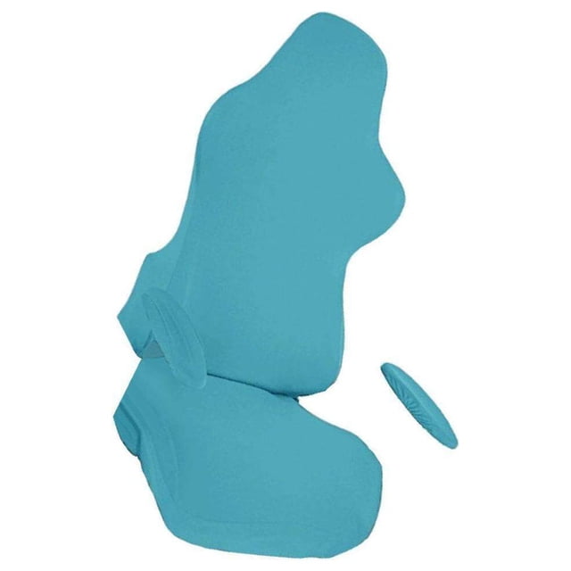 Gaming Chair Cover Soft for Rotating cover armrest cushion universal Chair Reclining Racing Gaming Chair light blue