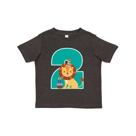 

Inktastic 2nd Birthday Jungle Theme Gift Toddler Boy or Toddler Girl T-Shirt