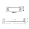thumbnail image 2 of UPOUART 2 Pcs Tringle d'Angle de Douche Réglable pour VR en Acier Inoxydable pour Rangement de Salle de Bain, 2 of 8