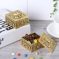 thumbnail image 2 of Candy Container, PS Plastic Candy Box, Multi-layer Electroplating Technology Candy Wedding Chocolate Children's Day Jewelry Gold,Silver, 2 of 8