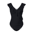 thumbnail image 5 of One Piece Swimsuit Women Criss Cross Back Color Block Print Bathing Suits Athletic Modest Swimwear, 5 of 5