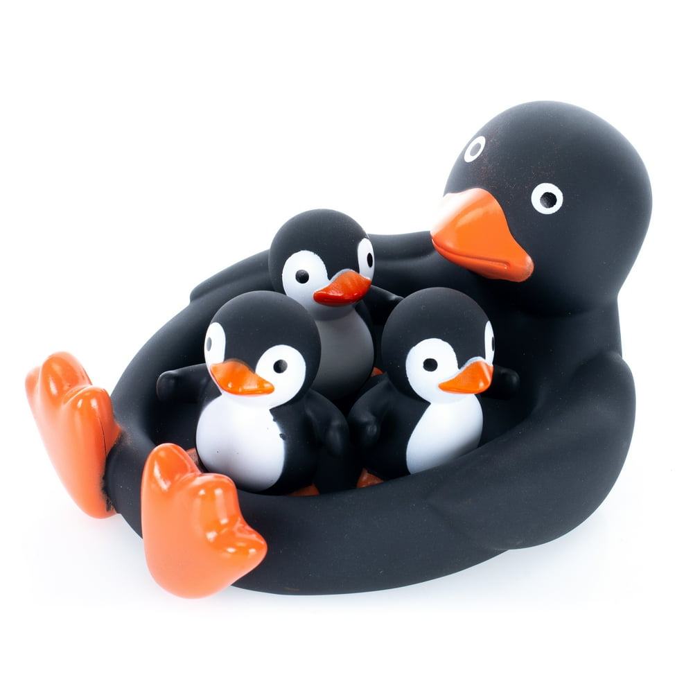 penguin bath toy slide