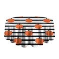 thumbnail image 5 of Fall Pumpkins Pattern Round Tablecloth 60" X 60",Wrinkle Wipeable Table Cloth for Kitchen Dining Room Picnic Patio Party, 5 of 6