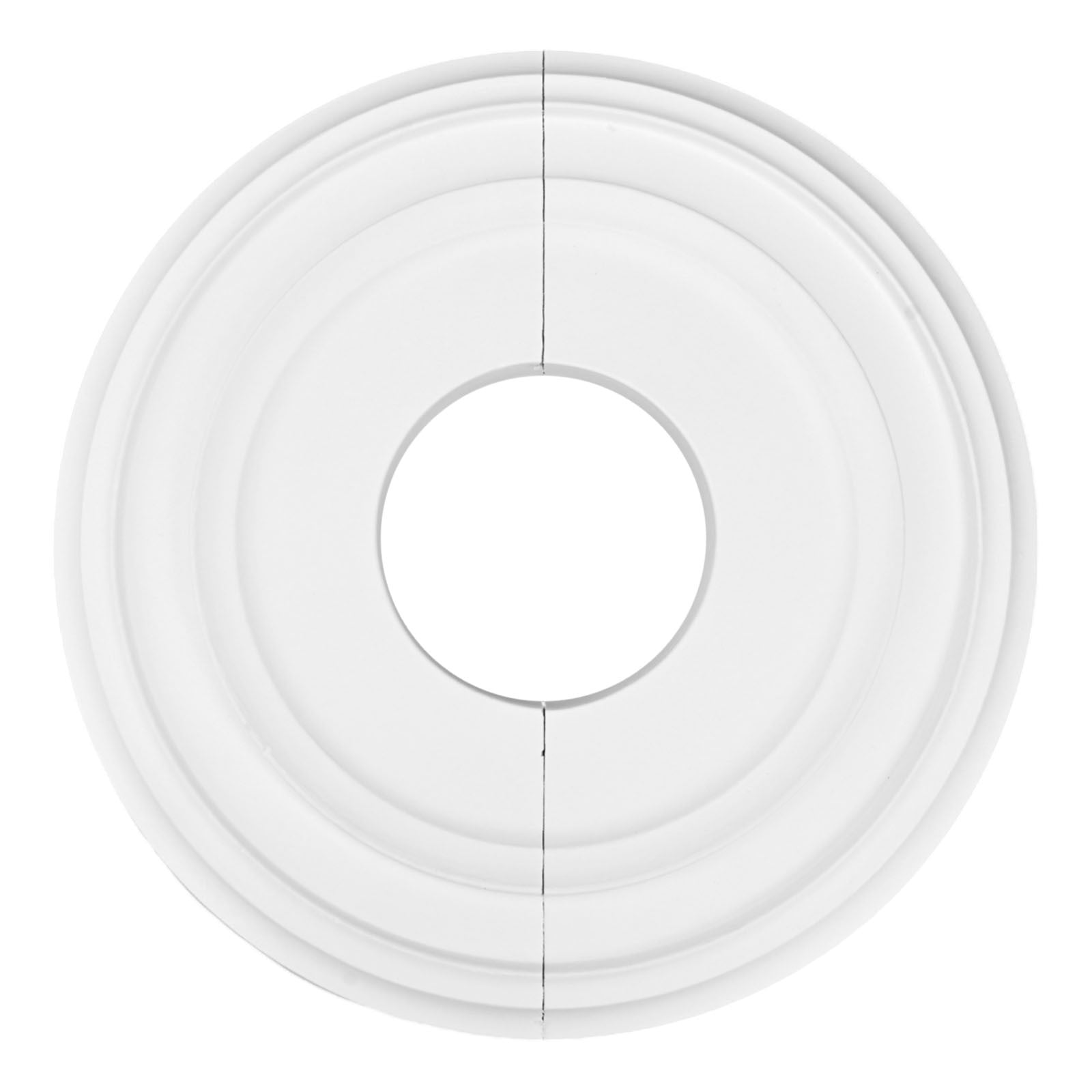 12Inch Home Round Split Medallion Pu Decorative Ceiling Fan Light Fixtures Cover Plate Ceiling Canopy Plate For Chandelier