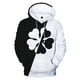 thumbnail image 3 of Sudadera con capucha con estampado 3D de Black Clover para hombre y mujer, unisex, estilo Harajuku, genial, para niños y niñas, de Anime Asta, talla grande, con estampado de Black Clover, 3 of 4