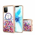 thumbnail image 1 of Kaleidio Case For iPhone 12 (6.1"), iPhone 12 Pro (6.1") [Quicksand Glitter] TPU Gel Slim Hybrid Skin Cover [Liquid Rose Gold Dreams Come True & Colorful], 1 of 2