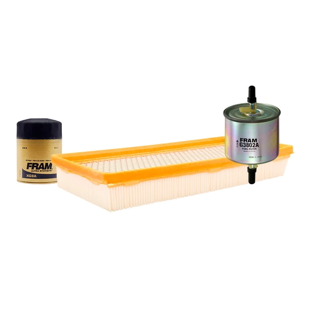 Kit De Filtro de Aire, Filtro de Aceite Sintético y Filtro de Combustible 3 PIEZAS Compatible con Ford F-350 L6 4.9L DE 1987 A 1991