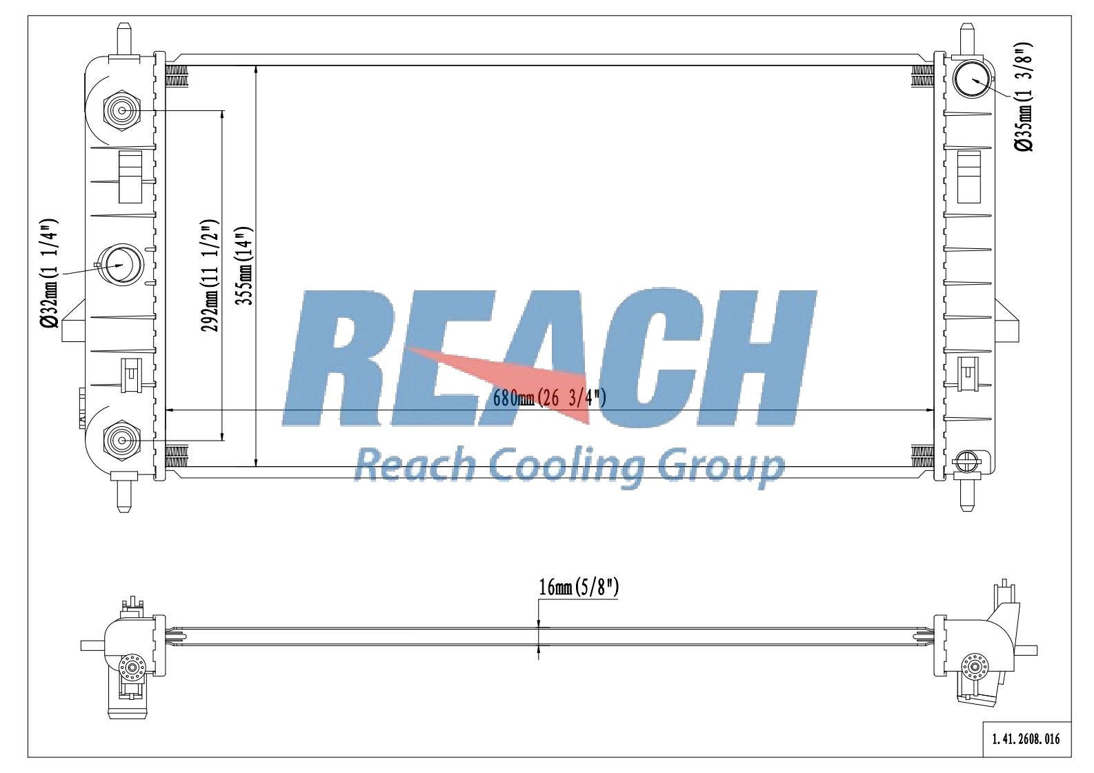 REACH Radiator 41-2608