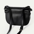 thumbnail image 4 of Simple Yet Fashionable Crossbody Purse With Pleated Detail PU Leather Shoulder Bag For Women and Girls Silver, 4 of 4