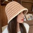 thumbnail image 6 of YooGuoGuo Fuzzy Bucket Hat for Women Knitted Winter Hats for Women Warm Skull Cap Fishing Hats Ski Cap Beret Beanies Fall Winter, 6 of 9