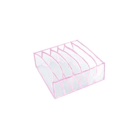 

Funicet Underwear Drawer Organizer Divider Underwear Organizer 6 Cell Collapsible Closet Cabinet Organizer Underwear Storage Boxes for Bras Socks Underpants Panties and Ties