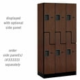 thumbnail image 4 of Salsbury Industries  Double Tier Designer Locker - Mahogany, 4 of 4