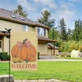 thumbnail image 2 of Rustic Autumn Farm Pumpkins Harvest Garden Flag Double Sided Outdoor Flag for Garden Lawn Farmhouse Autumn Thanksgiving Christmas 12.5x18inch, 2 of 4