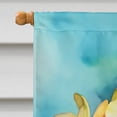 thumbnail image 5 of Gerbera Daisies in Watercolor House Flag 28 in x 40 in, 5 of 7