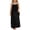 Black, variant on CCRFTGI Sleeveless Dresses for Children Girls Size 8 Cute Maxi Backless Lounge Dresses Summer Spaghetti Strap Loose Fit Flowy Vacation Dresses Light Blue 7-8 Years