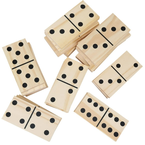 Set de dominó gigante de madera GOTHINK para adultos y niños