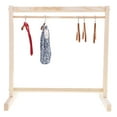 thumbnail image 4 of Handmade Dolls Accs Wood Rack Clothes Hanger Furniture 30cm for 1:6 Doll, 4 of 8