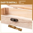 thumbnail image 3 of KAKOWELY 5Set Cylindrical Hinges for Small Jewelry Box Brass Hinges with Vintage Style, 3 of 8