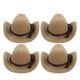 thumbnail image 1 of 4 mini sombreros de vaquera: mini sombreros de vaquero de 8 cm para muñecas - Accesorios de vaquera estilo western - Gorros decorativos para fiestas - Gorro de vaquero en miniatura para manualidades, 1 of 6