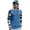 Blue-4327BB, variant on AHMOMEI Camouflage Men's UPF 50+ Sun Protection Hoodie Shirt Quick Dry Raglan Long Sleeve Fishing Swim Rash Guard Shirts Fishing Workout Hiking Lightweight Shirts