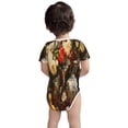 thumbnail image 3 of Yiaed Elegant Still Life Roses Print Infant Climbing Short Sleeve Onesie One-Piece Baby Bodysuit Clothes 0-12 Months -12 Months, 3 of 6