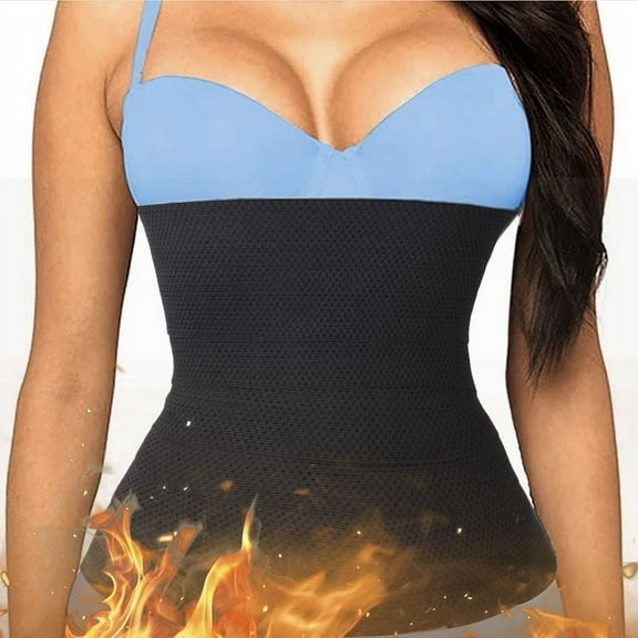 KKone Sweat Waist Trainer Corset Trimmer Shaper Belt for Women and Man