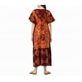 thumbnail image 2 of Indian Crafts Women Batik Kaftan Cotton Night Suit Night Dress Long Caftan Nighty Maxi, 2 of 2