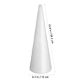 thumbnail image 2 of 2 conos de goma eva: Árbol de goma eva blanco en forma de cono para manualidades, Navidad, escuela, bodas, cumpleaños y proyectos caseros., 2 of 8