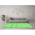 thumbnail image 3 of Ahgly Company Indoor Square Abstract Green Modern Area Rugs, 8' Square, 3 of 4