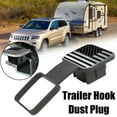 thumbnail image 4 of 2" Black Rubber Hitch Receiver Cover Tow Trailer Tube Plug Insert Cap 4-Way L3E4, 4 of 8