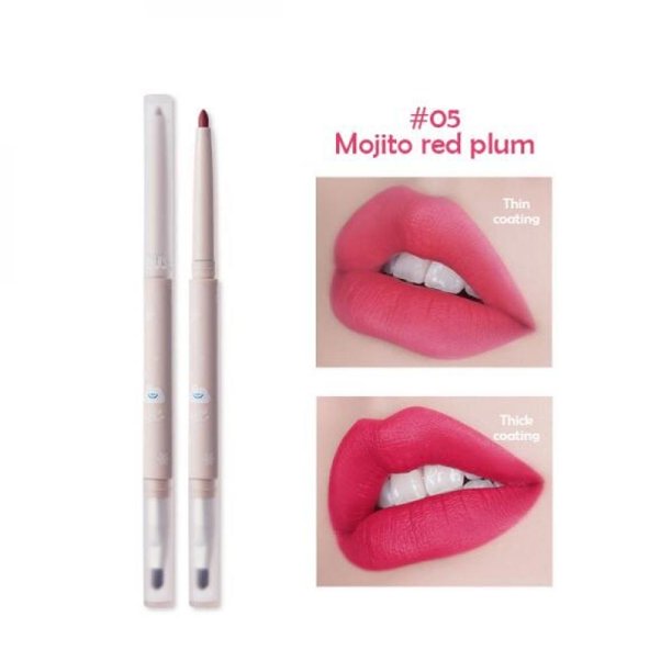 Lip Liner Waterproof Long Lasting Matte Finish Available in 6 Colors Lip Pencil Define Shape