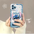 thumbnail image 4 of Funda de silicona para teléfono móvil, carcasa de Disney Stitch para iPhone 14, 13, 12, mini, 11 pro, xs, max, X, XR, 7 PLUS, SE 2020, regalo de pareja, 4 of 4