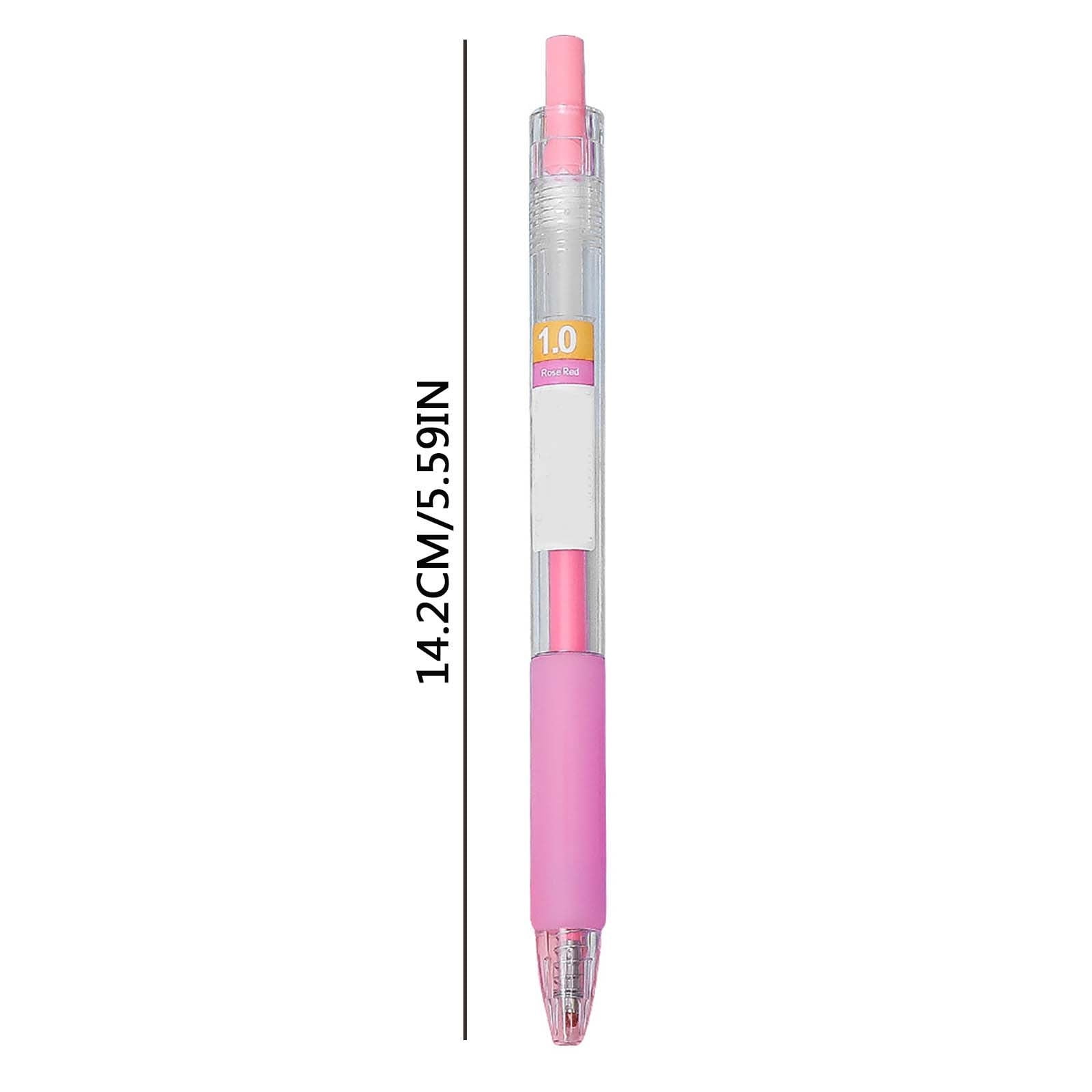 DTBPRQ Gel Pens, Colored Pencils Morandi Color Boxed Pen Six Black Gel Pen  Set A Box Of 6 Student Exam Stationery Carbon Pen Capacity 10ml Cute Pens  Paint Brushes 