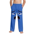 thumbnail image 2 of Kids Boys Girls Joggers Dizzy Expression Graphic Fleece-Touch Sweatpants Elastic Waist Trousers for Lounging, 4-13Y, 2 of 9